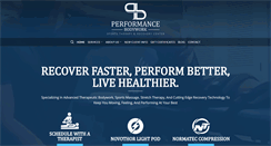 Desktop Screenshot of performancebodywork.com